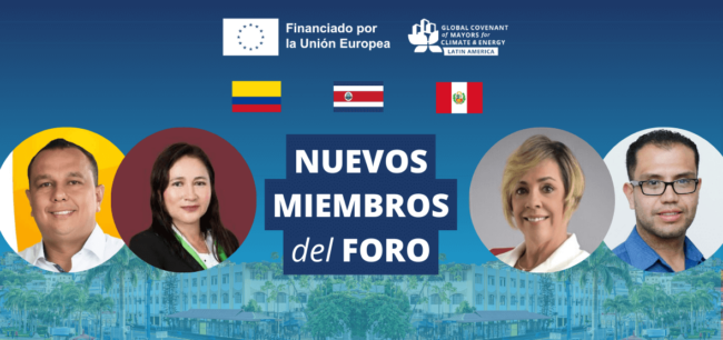 Belén de los Andaquíes (Colombia), Coronel Portillo (Perú), Belén y Oreamuno (Costa Rica) se unen al Foro del Pacto Global de Alcaldes por el Clima y la Energía
